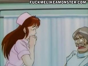 hoitaja, lääkäri, kova-seksi, kiimainen, anime, hentai