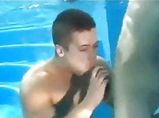 orgía, delgada, anal, mamada, gay, sexo-en-grupo, piscina, gay-joven