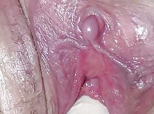 clitoris, pillu-pussy, ruikkiminen, vaimo, milf, isot-upeat-naiset, blondi, amerikkalainen, dildo