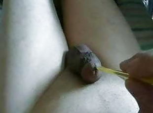 In the penis incision