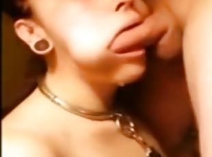Submissive Girlfriend Mouth Fucked