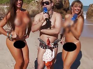 nudist, strand, brasil