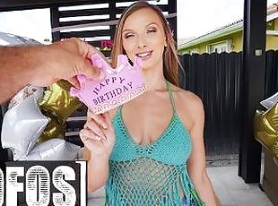 MOFOS - Hot Babe Layna Landry Celebrates Her Birthday By Getting He...