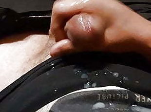 Huge Cumshot goes everywhere