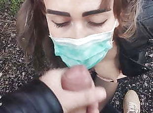 High Class Outdoor Sucking Dick and Fuck during Quarantine