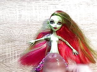 Cum on Monster High Doll