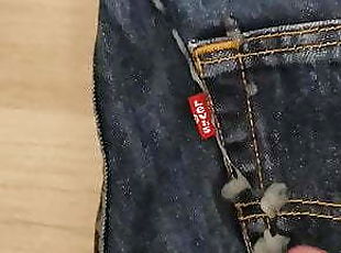 Levi's 501 Dark Stonewash Quick spunking my Dark Stonewash 5