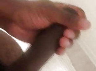 masturbation, amateur, énorme-bite, interracial, gay, branlette, black, musclé, blanc