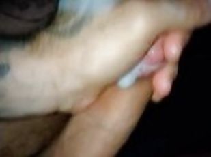 masturbation, amateur, ejaculation-sur-le-corps, énorme-bite, secousses, solo, bite