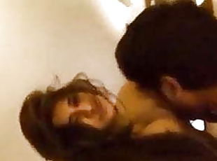 Desi couple enjoys sex in hotel room