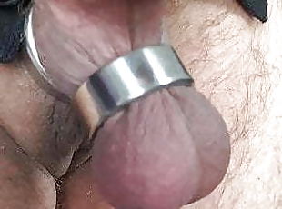 Masturbating with 2 Rings