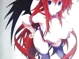 GREAT CUMSHOT FOR RIAS GREMORY CUMTRIBUTE TO TETONA ANIME 