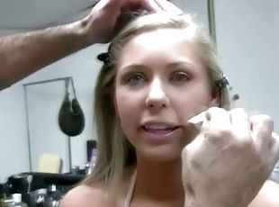 Brynn Tyler gives head and gets her shaved pussy drilled deep