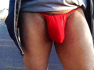 N2n Red Pocket Thong