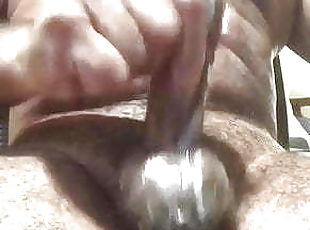 papa, poilue, masturbation, amateur, ejaculation-sur-le-corps, gay, black, webcam, pappounet