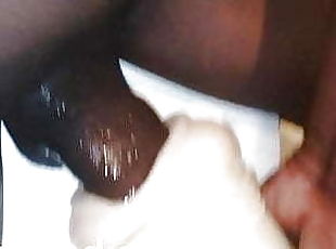 grosse, masturbation, anal, énorme-bite, jouet, gay, black, belle-femme-ronde, gode, blanc