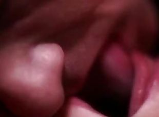 Super hot close up video with a girl sucking a cock