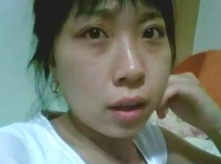 Korean Amateur honey gets balled and cummed on her cute face