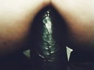 Rachel Lane anal wife slut riding 14in huge black dildo BBC in her ...