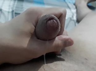amateur, ejaculation-sur-le-corps, énorme-bite, sperme, solo, bite