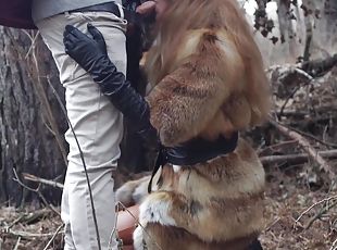 Outdoor Sex With Redhead Teen In Winter Forest. Risky Public Fuck -...