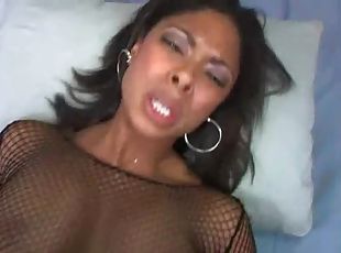Jemeni rides a fat cock and gets a facial cumshot in amazing POV clip