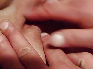 orgasmo, squirting, esposa, amateur, regordeta, con-los-dedos, marido