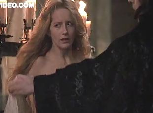 Blonde Laure Marsac Topless In Public and Surrounded By Vampires