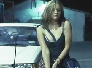 Sexy Rachael Leigh Cook Wearing a Tight Shirt and a Short Skirt