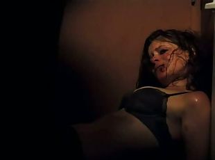 Hot Celeb Kate Mara Wearing Sexy Lingerie All Beat Up