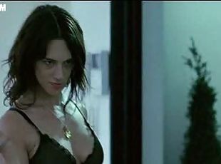 Bonerific Italian Babe Asia Argento Walking Around In Black Lingerie