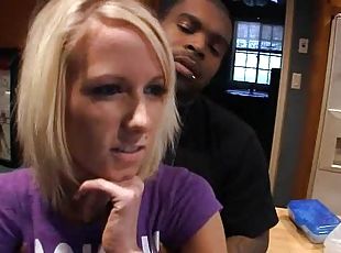 Alexia Sky Likes Eating Bananas and Big Black Cocks