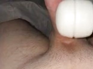 masturbation, amateur, ejaculation-sur-le-corps, jouet, ejaculation, solo