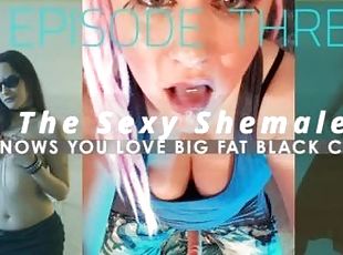 Episode 3 The Sexy Shemale knows you love big fat black cocks THE S...