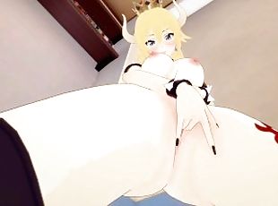 isot-tissit, masturbaatio, orgasmi, pillu-pussy, teini, sormettaminen, blondi, anime, hentai, 3d