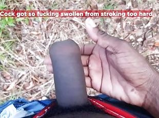 My Cock got so fucking Swollen from Stroking too Hard- Update Video...