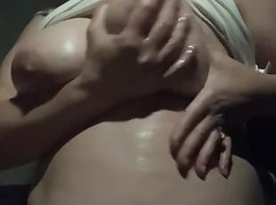 Listen to Horny wifey’s sloppy wet pussy sounds as she fucks her di...