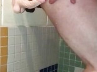Fantasy-Wish my wife would join me in this public shower Sucking & ...