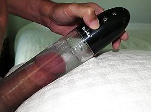 My BestVibe penis pump sucks the cum out of my cock Very intense ma...