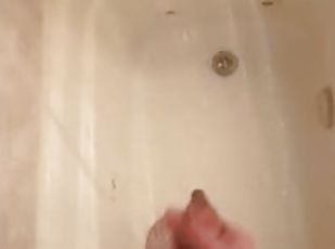 mandi, mastubasi, amatir, penis-besar, sperma, teransang, italia, mandi-shower, seorang-diri, basah