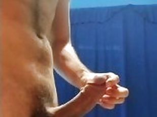 Horny Guy enjoys jerking off a big cock listening ASRM - CUMAYASHI ...