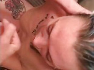 Shower anal with facial