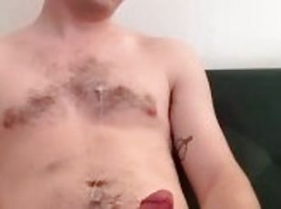 briller, onani, amatør, cumshot, homofil, runking, cum, søt, alene, tattoo