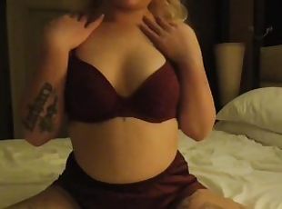 Asian Slut Orgasms in Hotel Room ????? Solo Masturbation - @angelba...