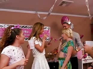 Dorm Birthday Surprise Sex Party