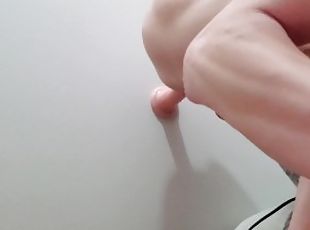look how hard my dick is when i feel this dildo in my ass 0.0