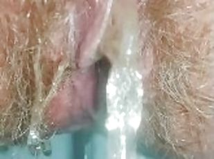 NEW VIRAL  Long Pee after holding at work [ Extremely CLOSE Up ] An...
