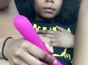 masturbación, squirting, amateur, babes, negra-ebony, webcam