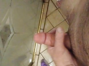 Shower time masturbating