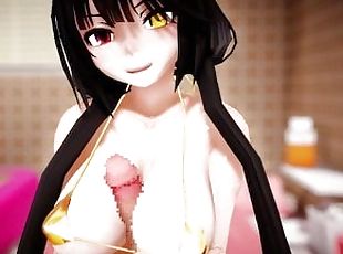 ?MMD R-18 SEX DANCE?KANZO TOKIZAKI BUSTY HOT PLAYING WITH BIG DICK ...